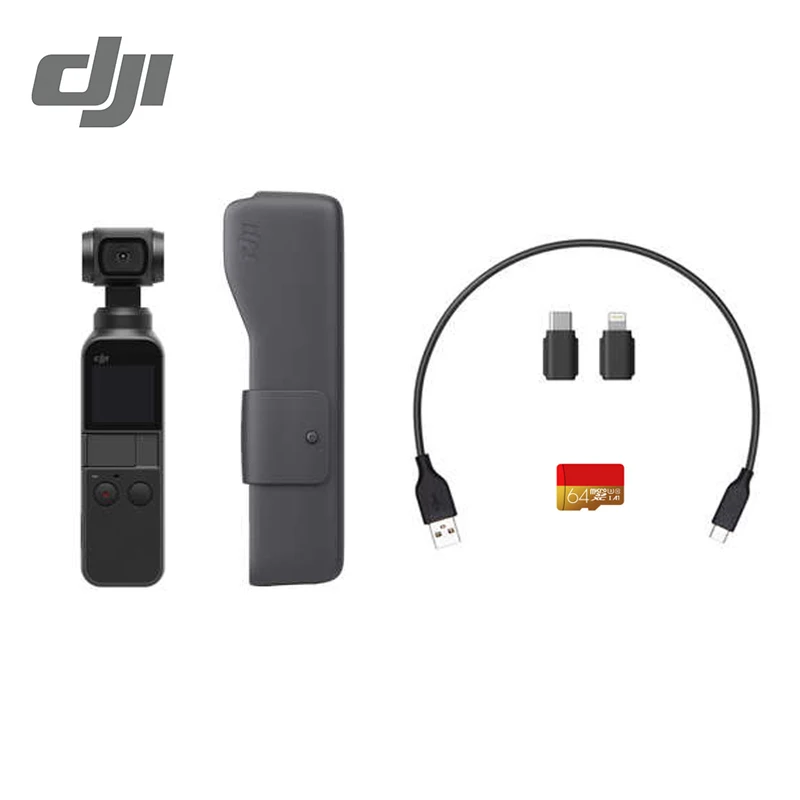 Standard With 64 G DJI Osmo карман самый маленький 3-осевая стабилизированная селфи! Успей купить! бренд в - Цвет: Standard With 64 G