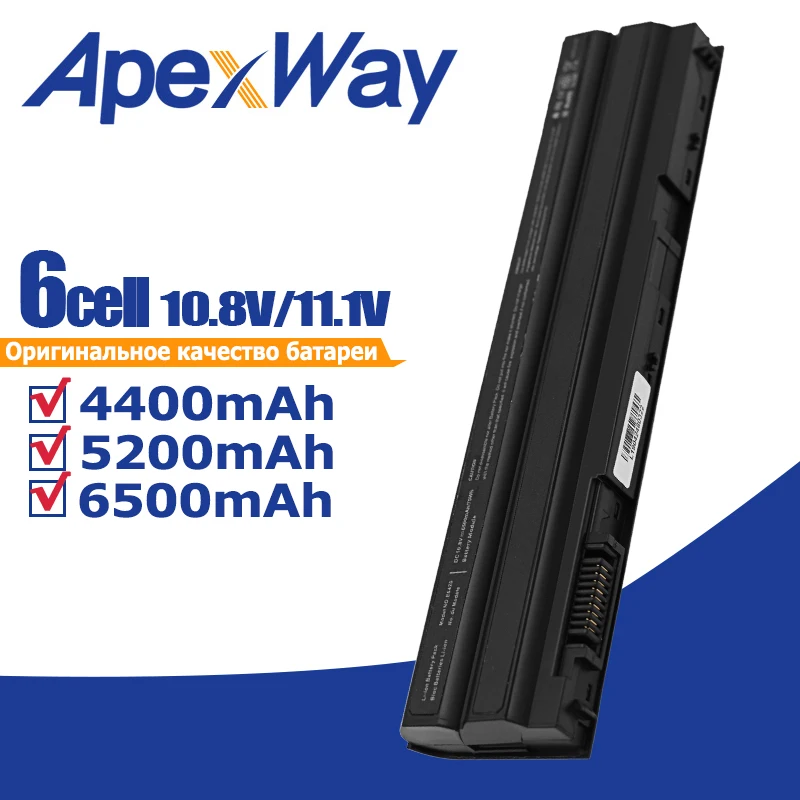 Аккумулятор Apexway T54FJ M5Y0X N3X1D P9TJ0 для Dell Latitude E6420 E6520 E5520 E5420 E6430 E6530 NHXVW P8TC7 | Компьютеры и