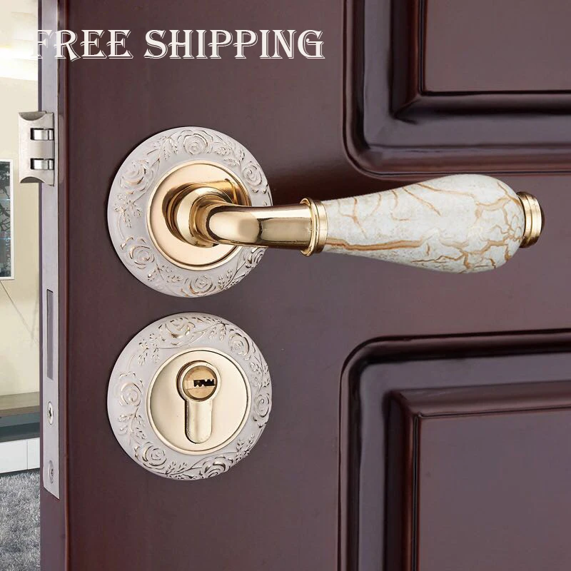 Бесплатная доставка Европейский простой деревянный комнатный мраморный замок