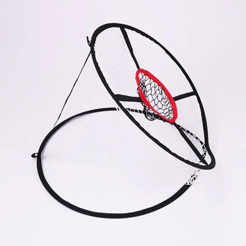 

Protable Double-layer Golf Practice Net Target Cutting Rod Round Foldable Flat Nylon Folding Set Net Golf Accessories