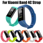 Ремешок для Xiaomi Mi Band 4C, защита экрана браслета для Redmi Band, силиконовый браслет для Mi Band 4c Correa, Смарт аксессуары