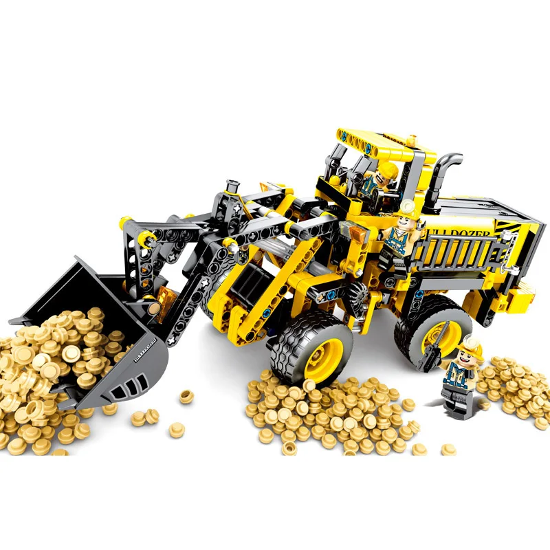 Yeshin 701701 технические машинки игрушки совместимые с 42030 колесный погрузчик набор