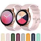 Ремешок силиконовый для смарт-часов, браслет для Samsung Galaxy Watch Active 2 4044 мм3 45 мм, Huawei GT 2 42 мм, 20 22 мм