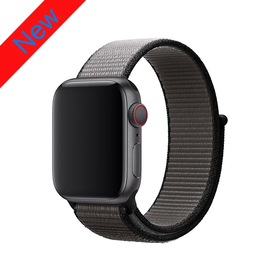 Спортивный нейлоновый ремешок для apple watch 4, apple watch 5, ремешок correa iwatch 44 мм, 40 мм, 38 мм, 42 мм, apple watch series 4, 3, 2, 1 - Цвет ремешка: Anchor Gray