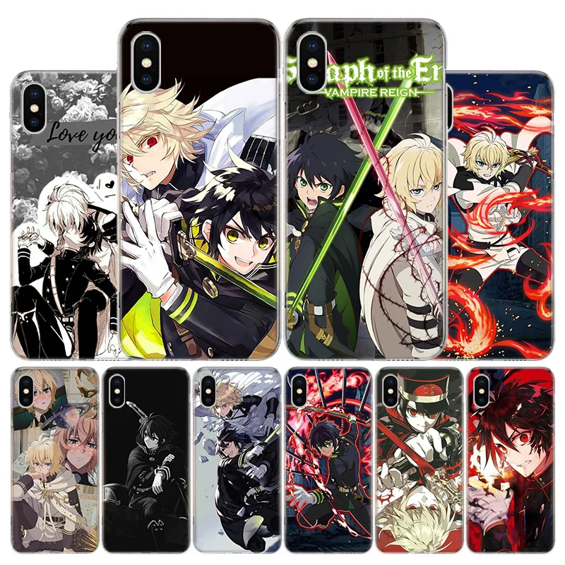 

Seraph of the end 2 Anime Cover Phone Case For Apple iPhone 11 12 13 Pro XR X XS Max 7 8 6 6S Plus + Mini 5S SE Print Shell