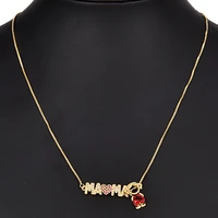 bohemia vintage gold colors chain choker necklaces for women personality colorful crystal pendant necklace mothers day gift