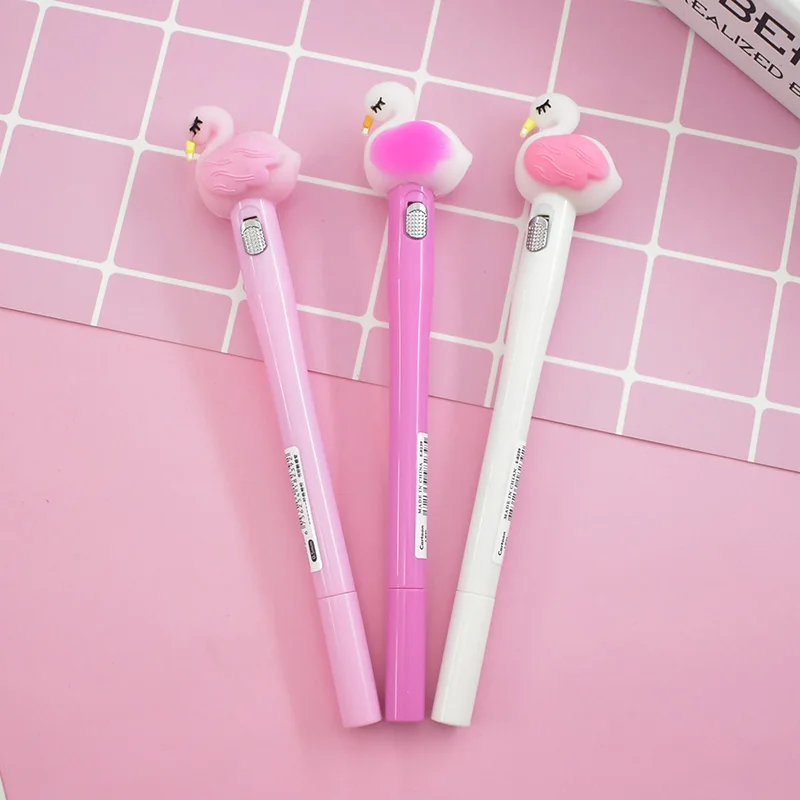 Милые ручки единорога 0 5 мм Новинка Светодиодный гелевые кавайные нейтральные