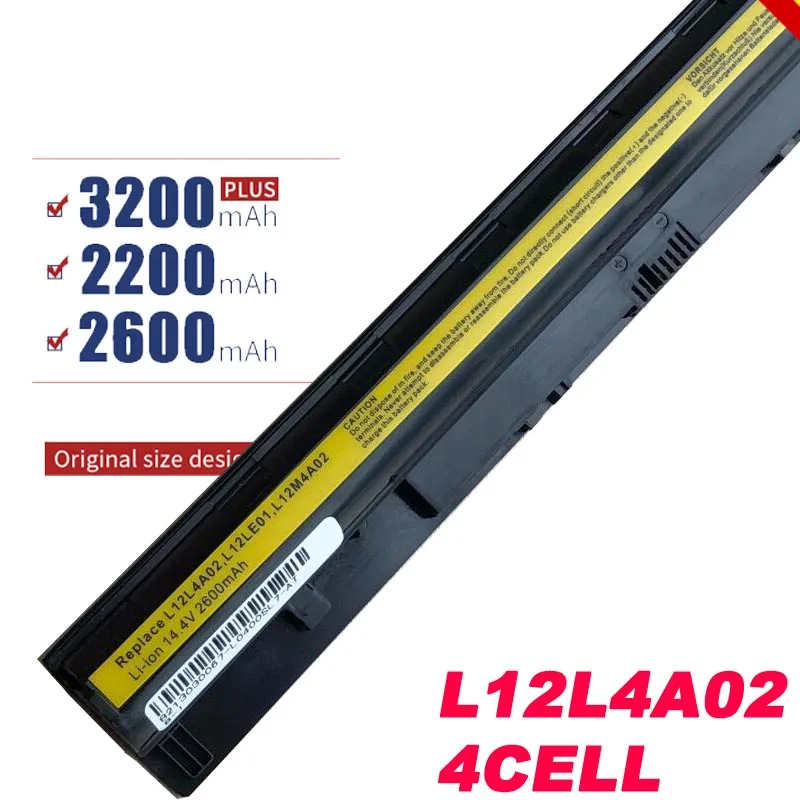 Аккумулятор L12L4E01 для ноутбука LENOVO G400S G405S G410S G500S G505S G510S S410P S510P Z710 L12S4A02 L12M4E01 L12S4E01 4