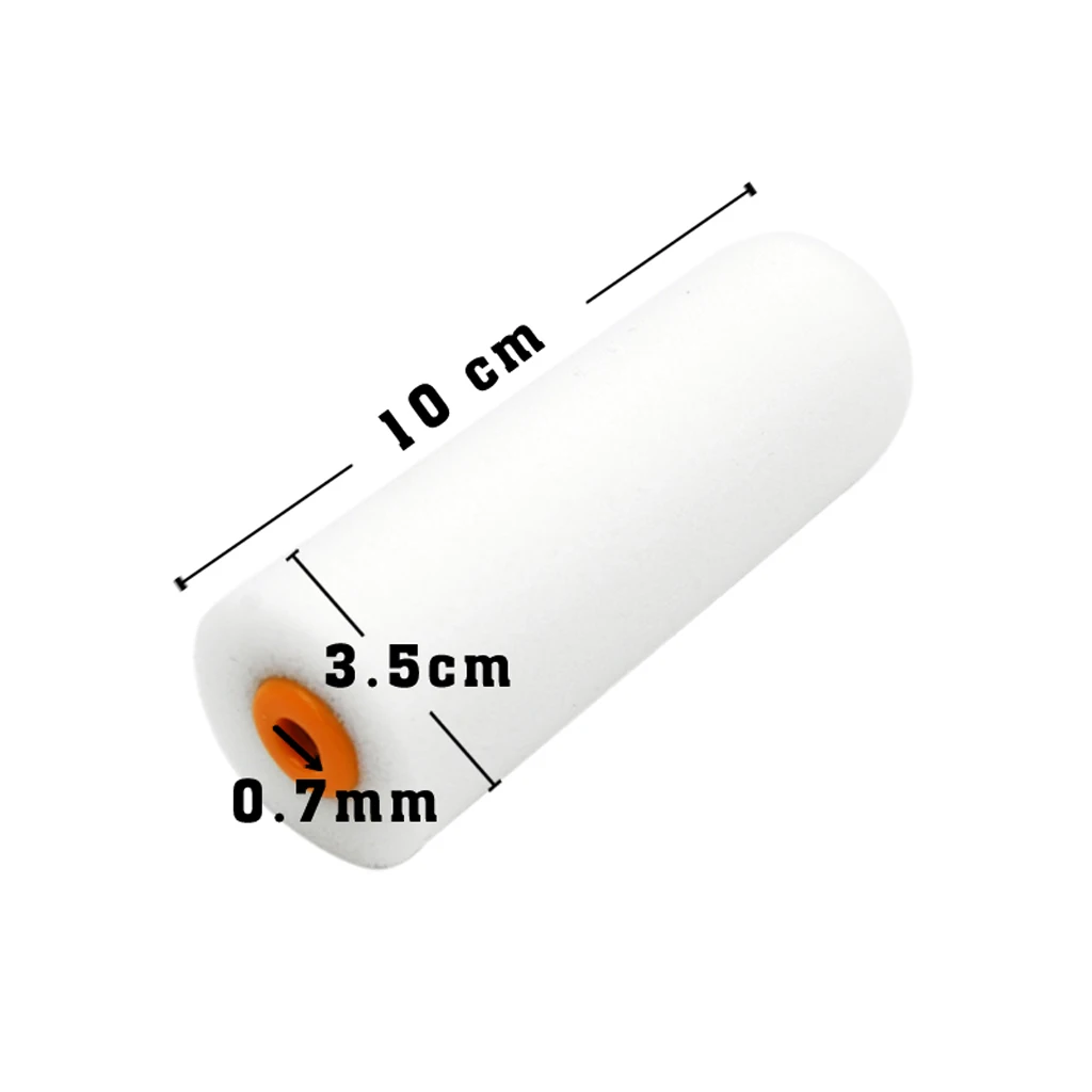 

Pack of 10Pieces Gloss Oil Paint High Density Foam Roller Wall Painting Sponge Brush