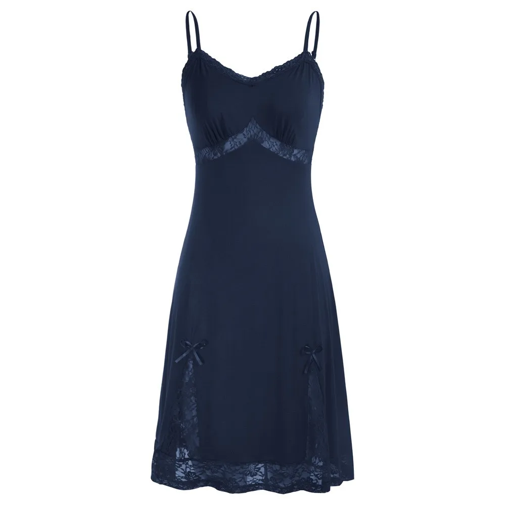 Женское кружевное лоскутное платье BP на тонких бретельках с V-образным вырезом