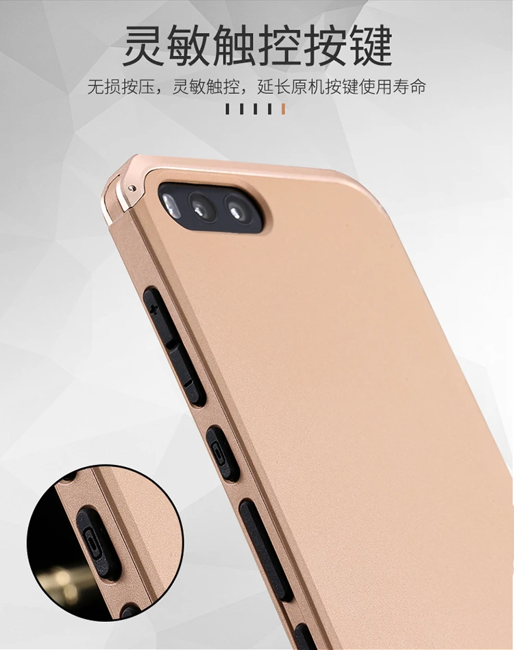 Текстурированная анти-осенняя Металлическая Рамка PC задняя пластина для Xiaomi mi 6 M6 mi 6 алюминиевый сплав Мобильный mi 6 бампер чехол с подарком