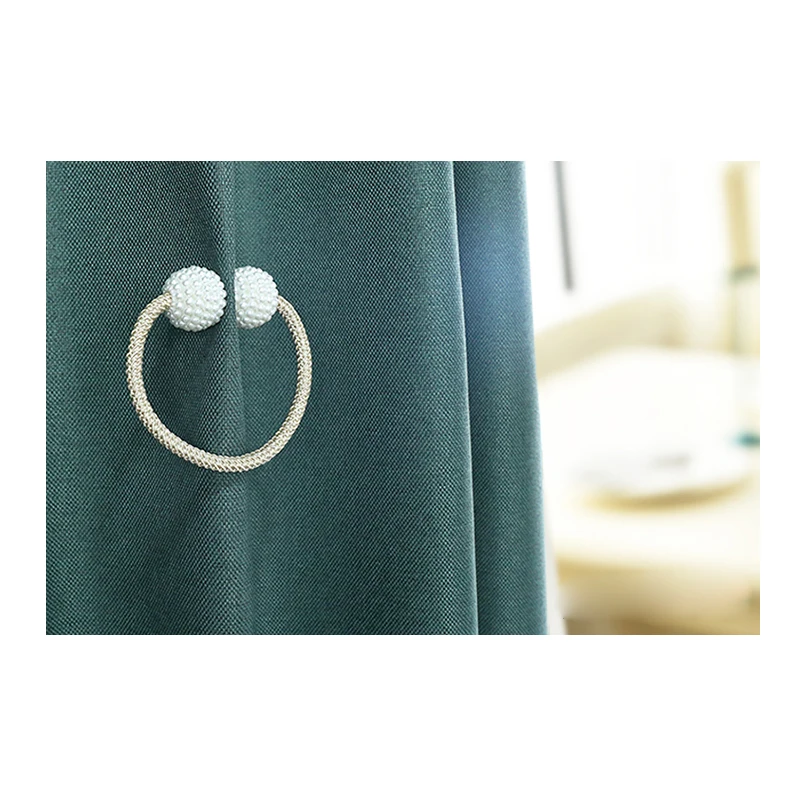 2 pieces exquisite pearl curtain rings buckles magnetic closure Tieback fashion curtains Clips Accesori | Дом и сад