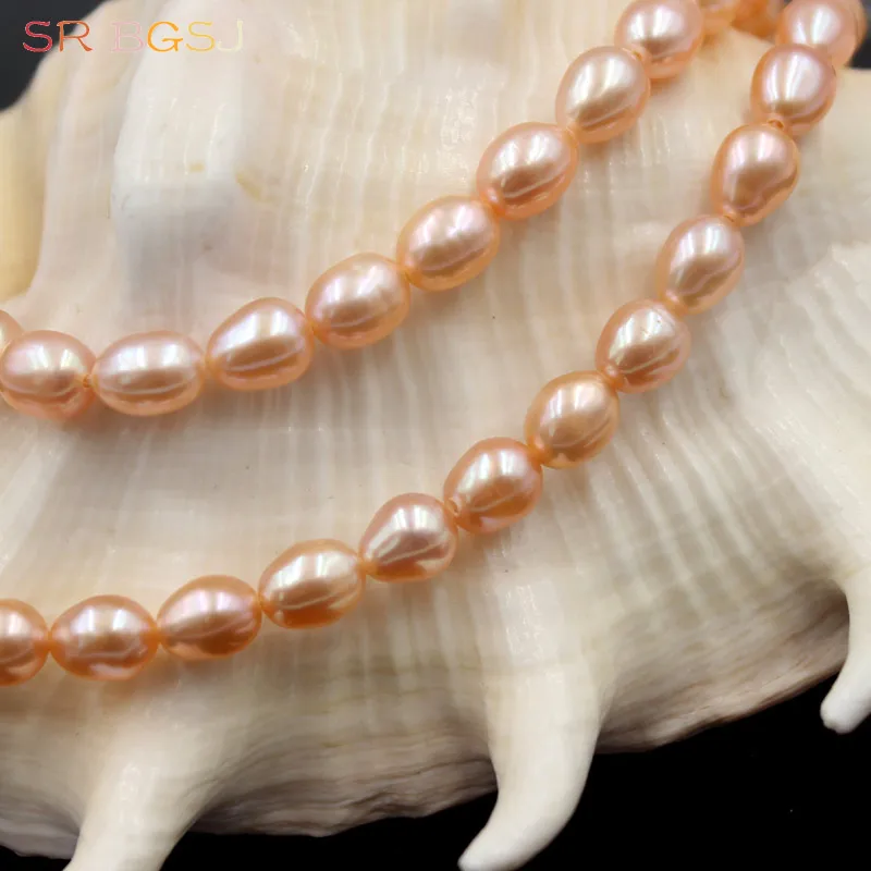 Бесплатная доставка 8 9 мм оливари рисовые натуральные пресноводные