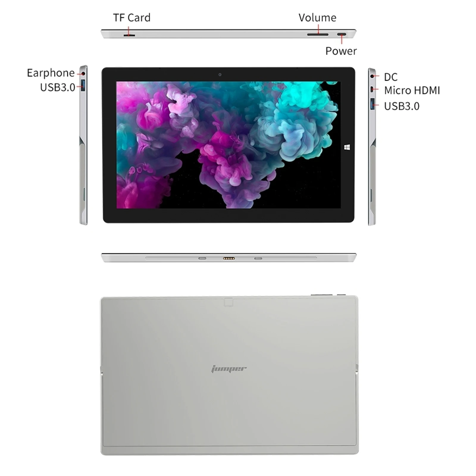 Оригинальный Jumper Ezpad GO Планшетный ПК 11 6 дюймов ГБ 128 Windows 10 Intel Celeron N4120