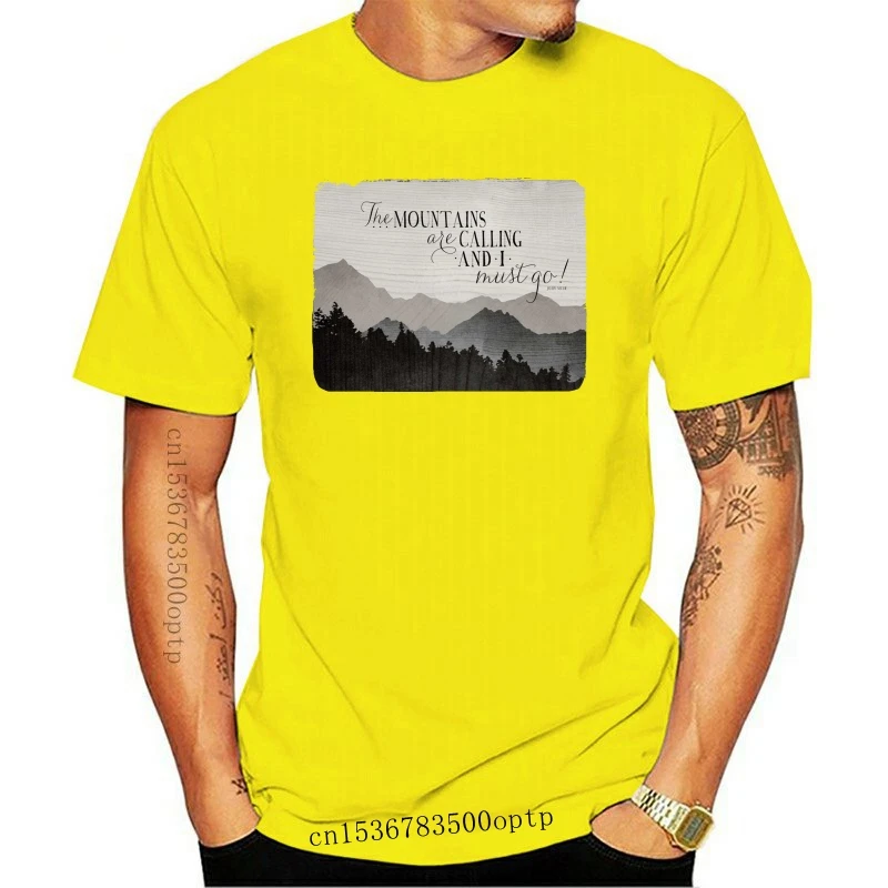 

The Mountains are Calling and I Must Go Hiking Camping Travel T-shirt