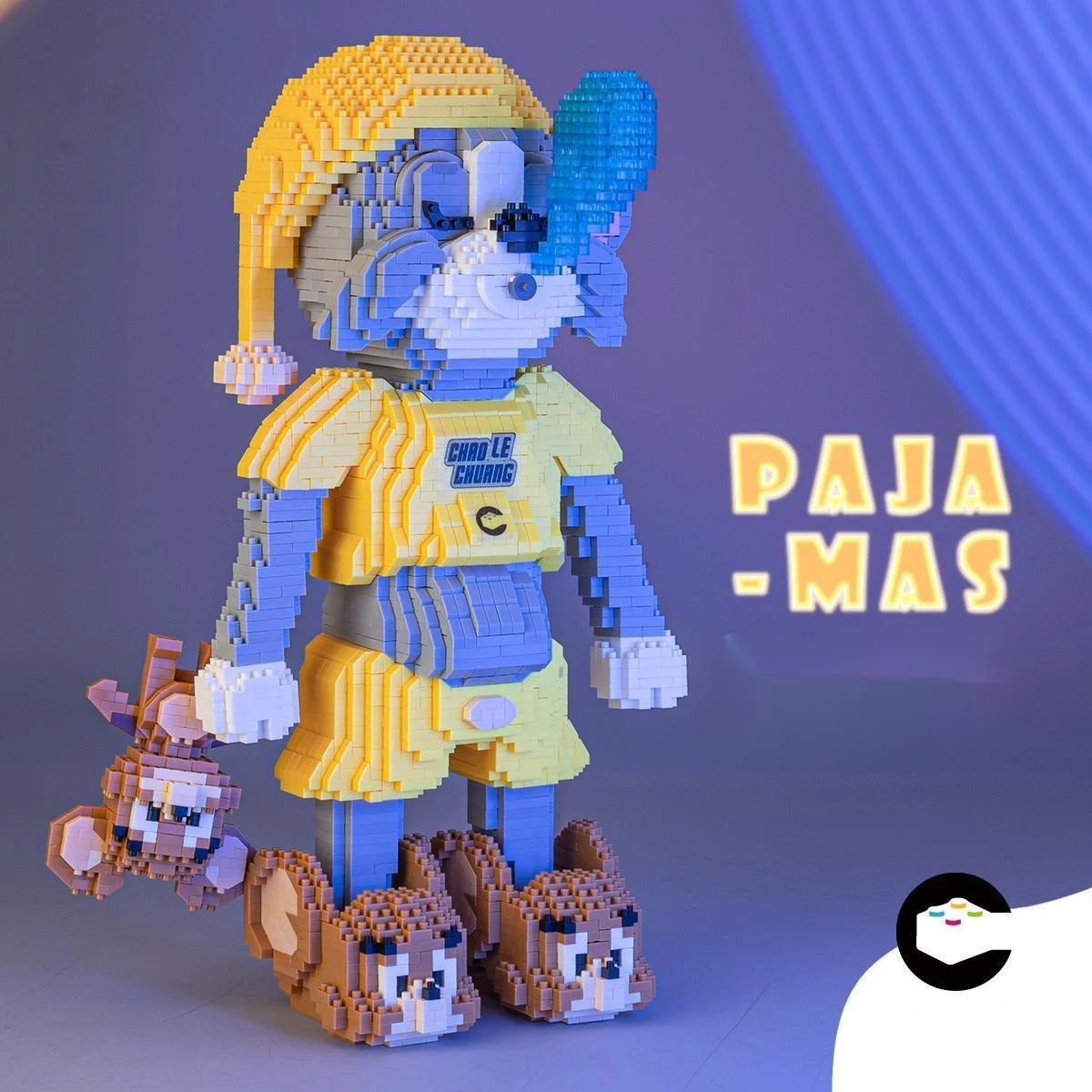 

Детский конструктор «мышь и кот»