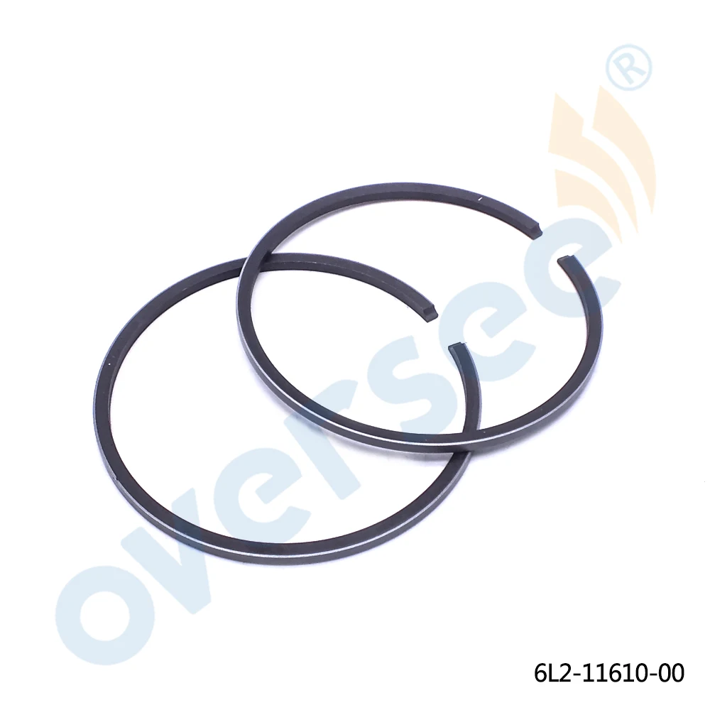 Комплект поршневых колец 6L2-11610 STD для подвесного мотора Yamaha 20HP 25HP 6L2 2х цилиндр 25C