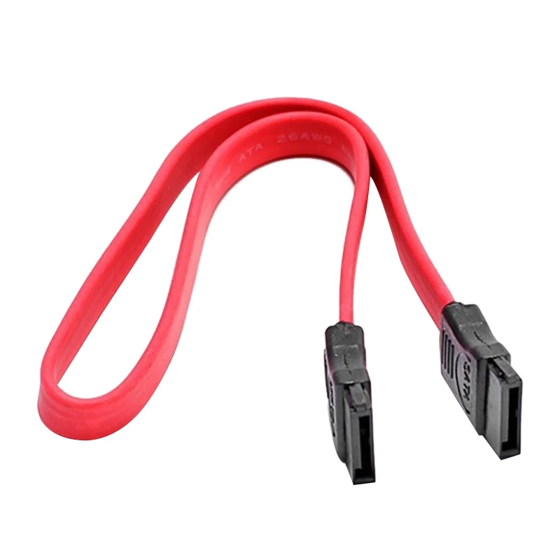 

SATA 2.0 Data Cable 45CM Without Snap SATA Serial High Speed Hard Disk Data Cable SATA 7P To SATA 7P Data Cable ATA