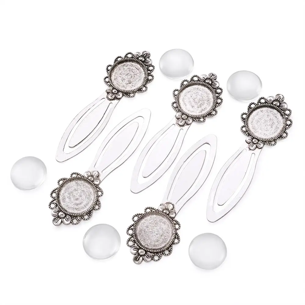 Прозрачный стеклянный кабошон в форме купола 20 мм Обложка для античного