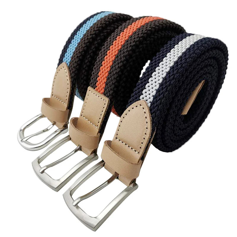 Мужские тканевые брюки ремень из натуральной кожи регулируемый нейлоновый