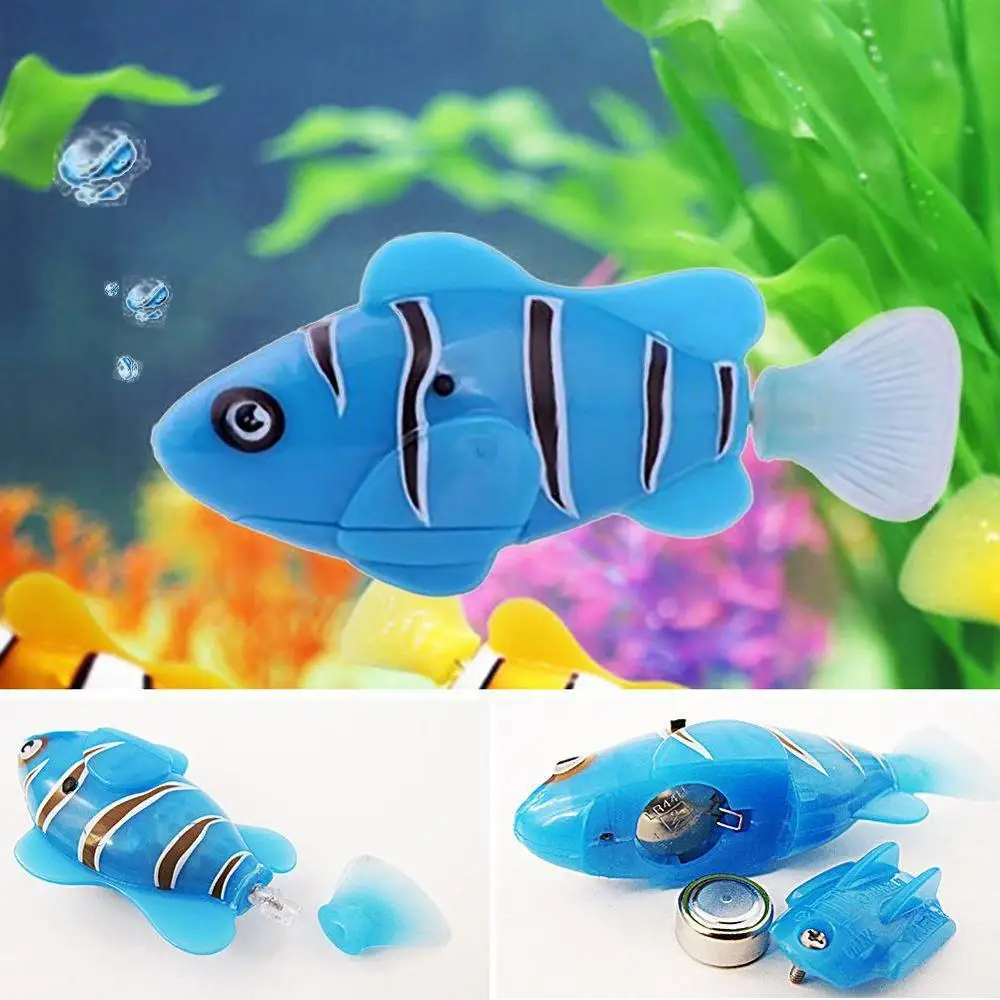 

1PC Battery Powered Electronic Fish Swim Activated Fish Toy Pet for Fishing Tank Decorating Fish Dropshipping