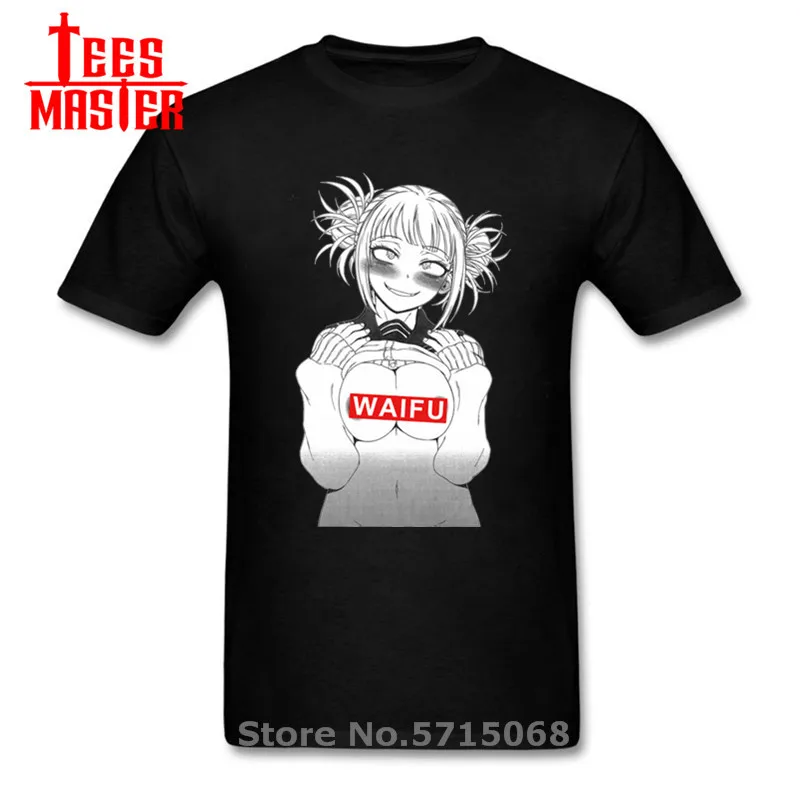 Новинка футболки на заказ футболка с принтом Toga Boobs Waifu Забавные груди новые