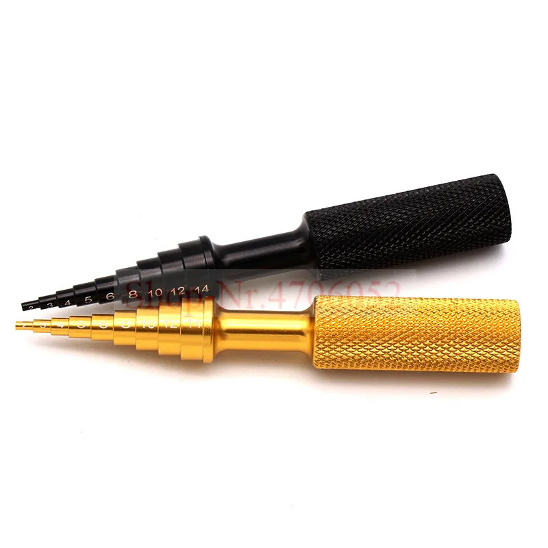 Подшипники разборные алюминиевые золотистые/черные 2 14 мм 1 шт.| |