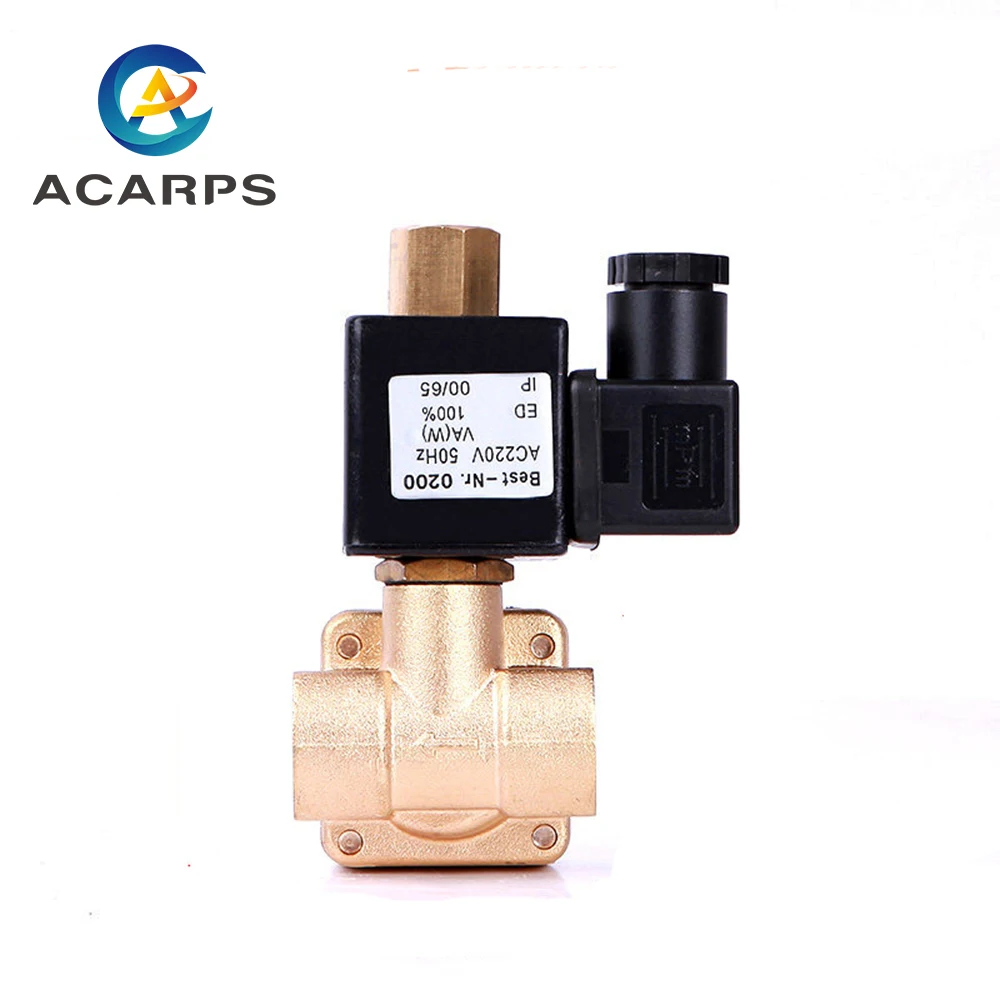 DN32 1-1/4 дюйма 12 В электромагнитный воздушный клапан высокого давления 16 бар