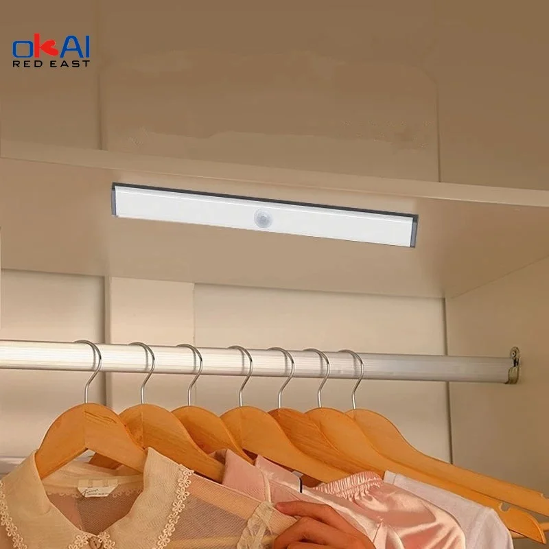 

LED Light with Motion Sensor Cabinet Light Kitchen Lighting Home Bedroom Light LED Closet Color