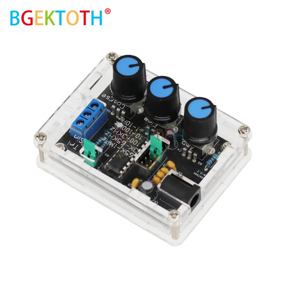 Function Signal Generator Sine/Triangle/Square Full Assembled Welding Adjustable Frequency Amplitude XR2206 | Инструменты