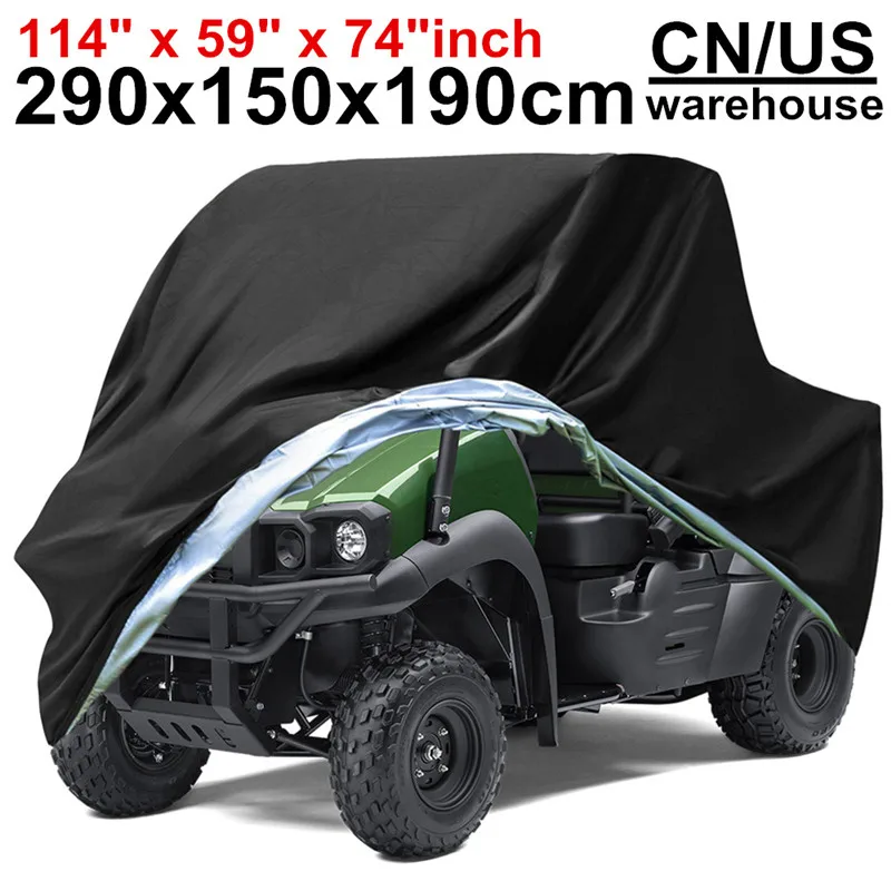 290x150x190 см XXXXL 210D Водонепроницаемый дождевик снег Защита от пыли УФ защита мотоцикл Скутер ATV UTV Quad чехол для двигателя