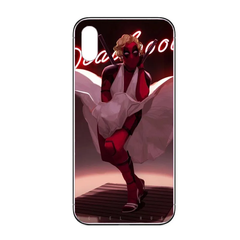 Супер крутой Marvel Дэдпул супер герой чехол для телефона iPhone 11Pro 6 6S Plus 7 8Plus XS MAX XR
