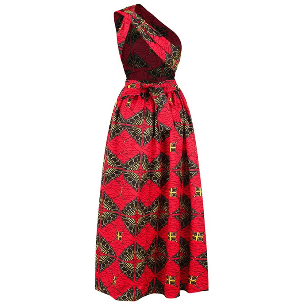 Opslea/африканские платья для женщин, Bazin Riche Vestidos, традиционное платье макси с принтом, Дашики, африканские платья для женщин