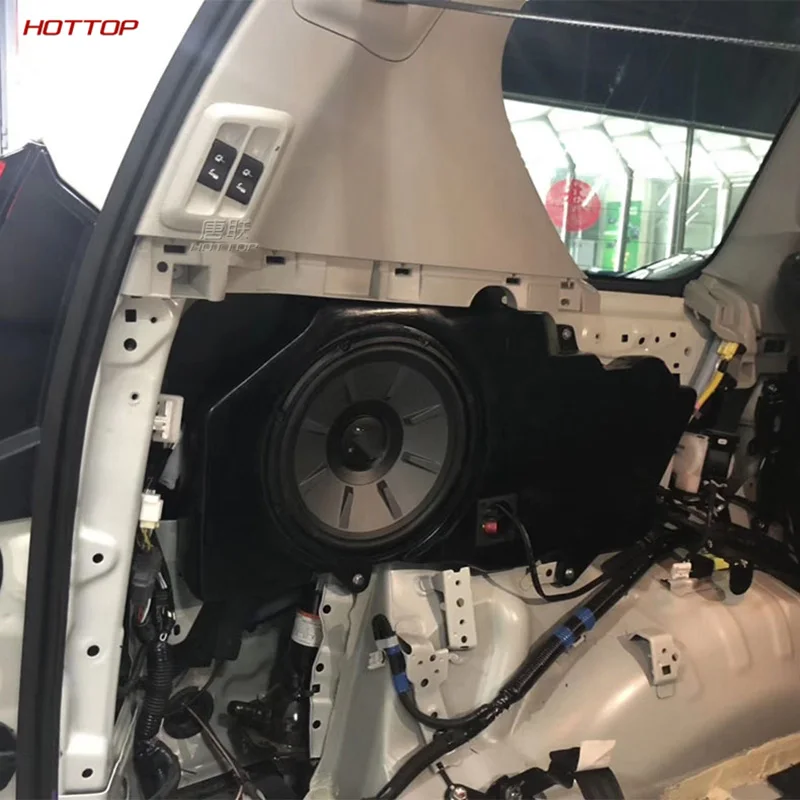 Для Toyota Prado 2010-2019 басовый бокс встроенного размера с 8-дюймовым 10-дюймовым пустым