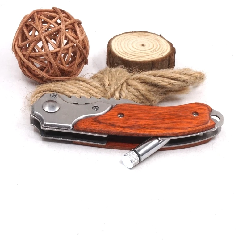 198 мм складной нож выживания тактика уличный карманный с светодиодный фонарик