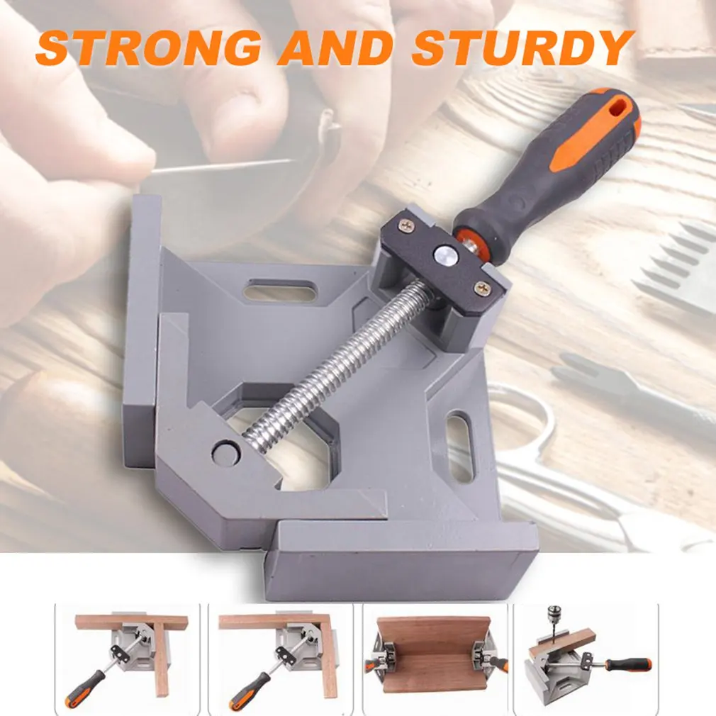 Одинарная Ручка 90 градусов Алюминиевый сплав правый угловой зажим