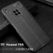 For Cover Huawei Y9A Case For Huawei Y9A Capas Bumper Soft TPU Leather For Fundas Huawei 10X Lite P Smart 2021 Y7A Y9A Cover