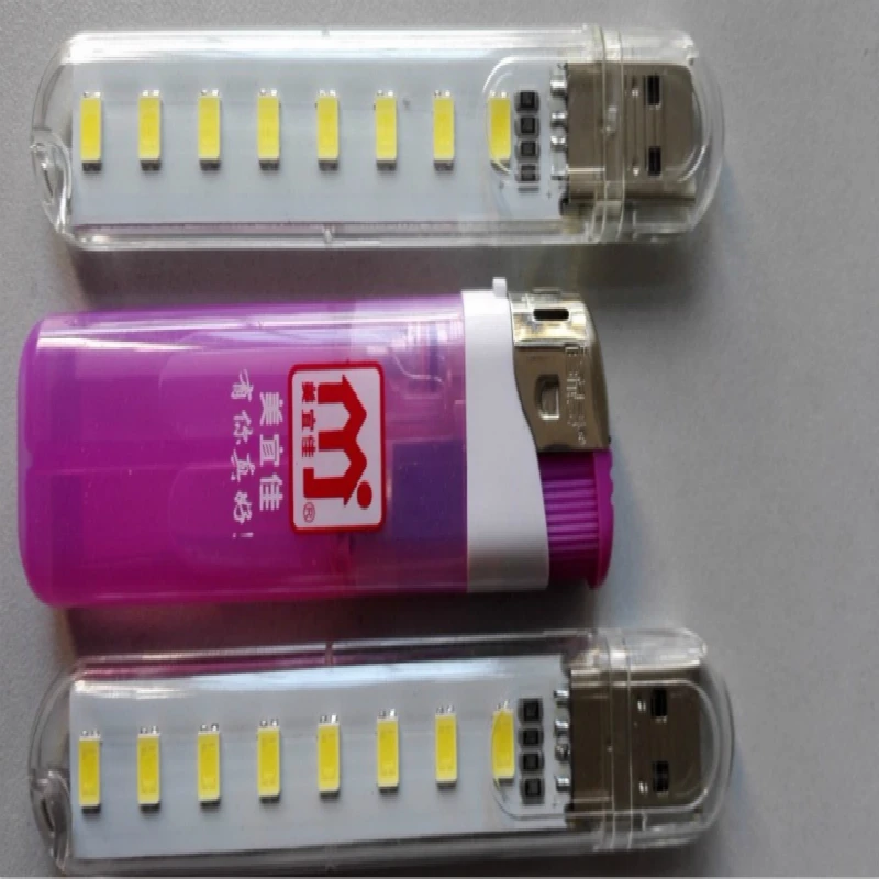 

Chiclits 8Leds 5730 Night Light Mini 5V USB Protable USB LED Light White/Warm White For PC Laptops Computer Mobile Power Camping