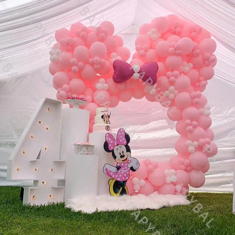 

Набор воздушных шаров для дня рождения, свадьбы, Минни Маус, 208 шт.
