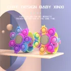 Антистрессовый вращающийся браслет с пузырьками, игрушки-антистресс, светящиеся пузырьки для детей, подарок