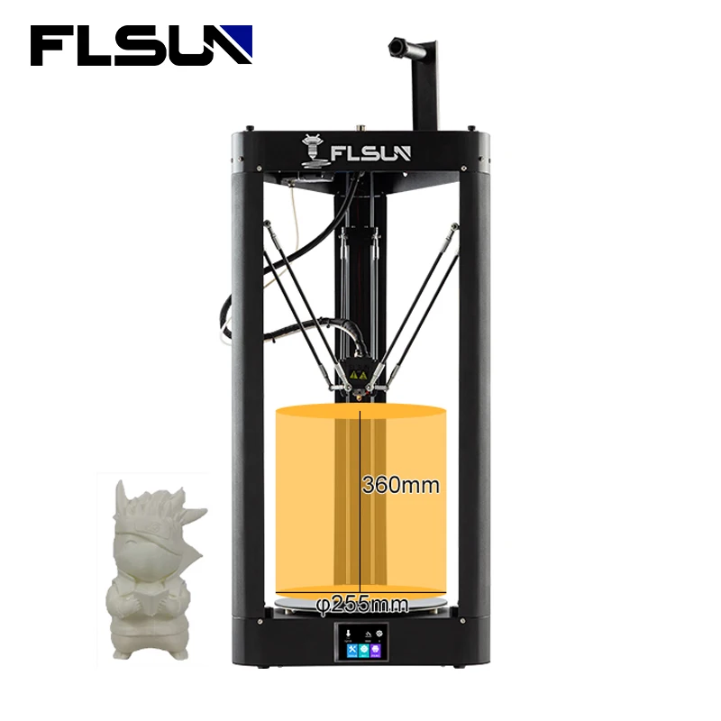 3D принтер Flsun QQ S Pro Delta высокоскоростной Новый переключатель автоматического