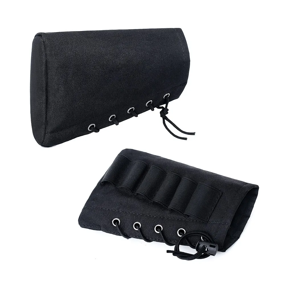 6 Rounds Hunting Cartridge Rifle Ammo Holder 12 20 Gauge Shell Bandolier Shooting Accessories Military Shotgun Buttstock | Спорт и