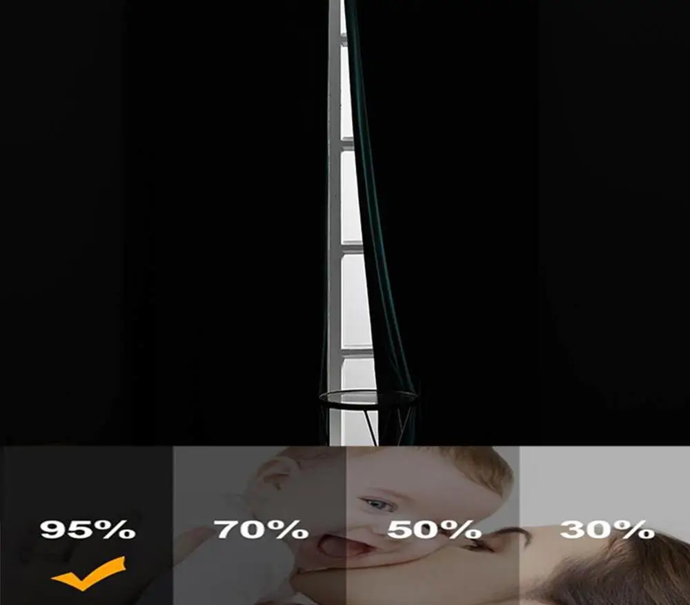 Вельветовая Затемняющая занавеска с высоким затемнением для спальни гостиной