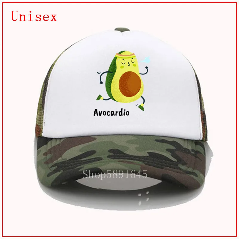 Авокадо подарок для Sprinter &amp Runners Avocardio Кепка женщин Летняя шляпа мужская