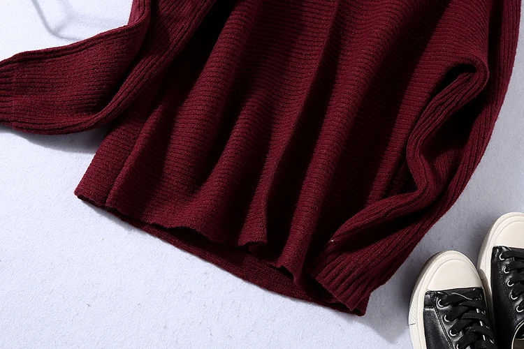 

Women Sweater Solid Turtleneck Sweater Pullover Sweater Women's Turtleneck Sweater