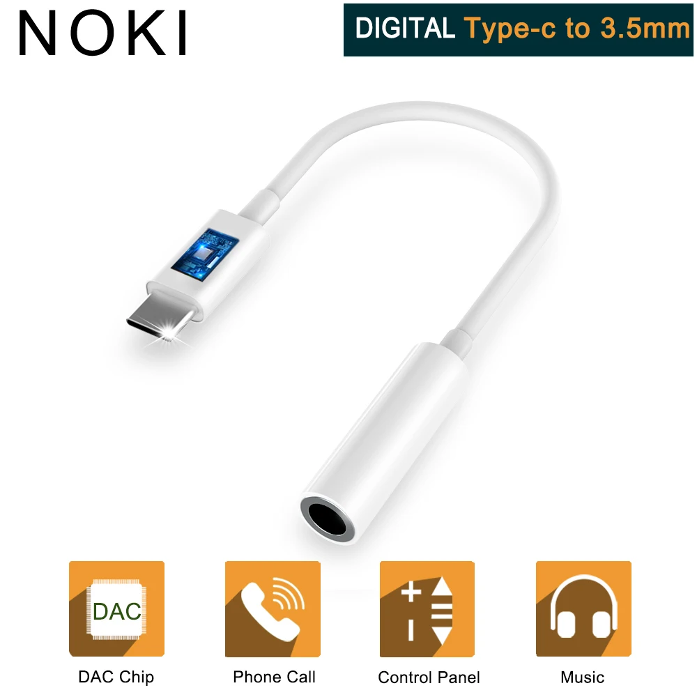 USB C до 3,5 мм Aux разъем для стереонаушников адаптер цифровой аудио 24BIT HD type-C кабель для huawei P20 Google Pixel 2/2XL 3/3XL