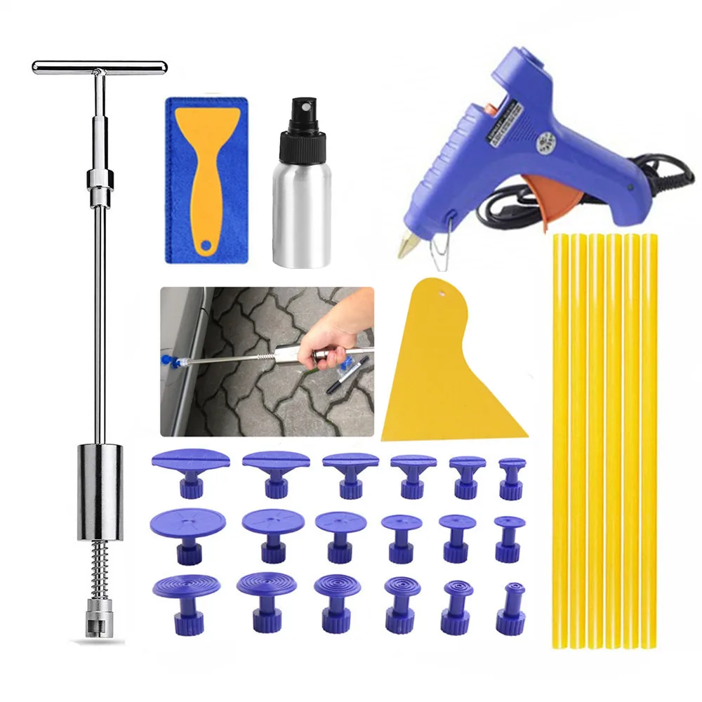 Инструменты набор для удаления клея ремонта автомобильных вмятин