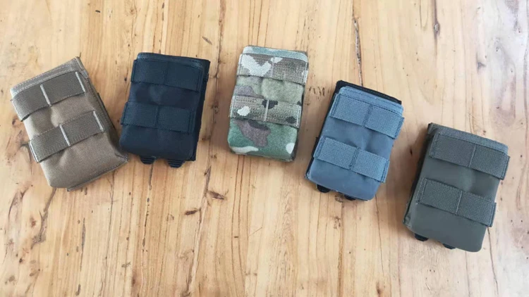 Тактический Airsoft 556 762 AK47 подсумок для одного магазина Мультикам Жилет Molle Mag сумки