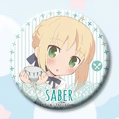 1 шт. 58 мм аниме fate stay night круглый железный Rin Rider Lancer mochila сабля булавки значки брошь