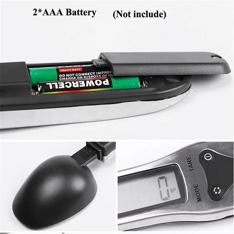 

Portable LCD Digital Kitchen Scale Measuring Spoon Electronic Kitchen Scale Spoon Coffee Sugar Gram Scale Spoon Measuring Cup